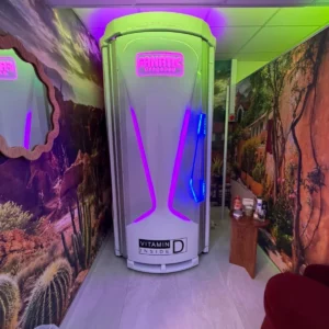 Fanatic Elegance Stand-Up Sunbed Multi Colour