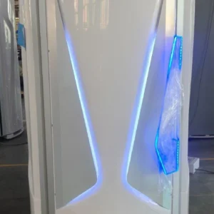 Fanatic Elegance Stand-Up Sunbed White Colour
